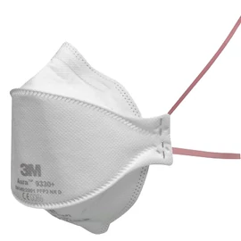3M™ Aura™ részecskeszűrő félálarc, FFP3, szelep nélküli, 9330+ 7000088812