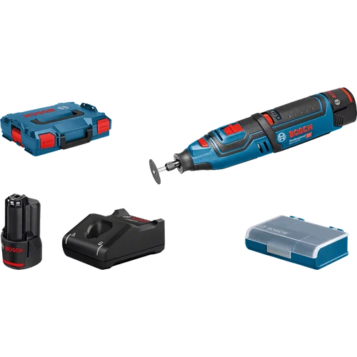 Bosch Professional GRO 12V-35 forgószerszám 2x2Ah L-Boxx