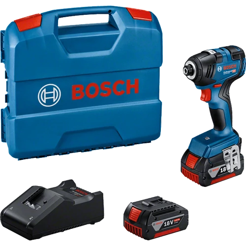 Bosch Professional GDR 18V-200 2x4.0 Ah, gyorstöltő L-case