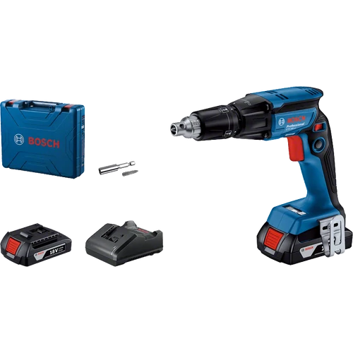 Bosch Professional GTB 185-LI Akkus csav.beh. 2x2,0 Ah case
