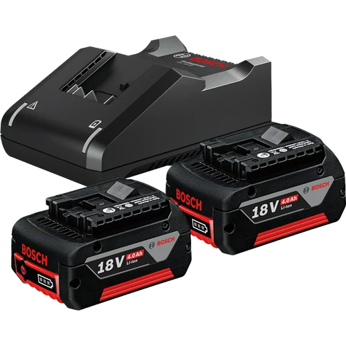 Bosch Professional 2 x GBA 18V 4,0Ah Akku + GAL 18V-40 Tölt