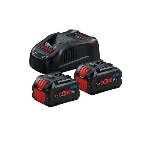 Bosch Professional 2xProCORE 18V 5,5Ah Akku+GAL 1880CV Tölt