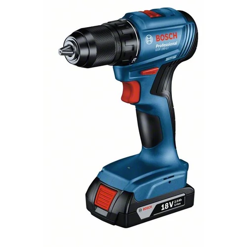 Bosch Professional GSR 185-LI fúrócsav. akku töltő koffer