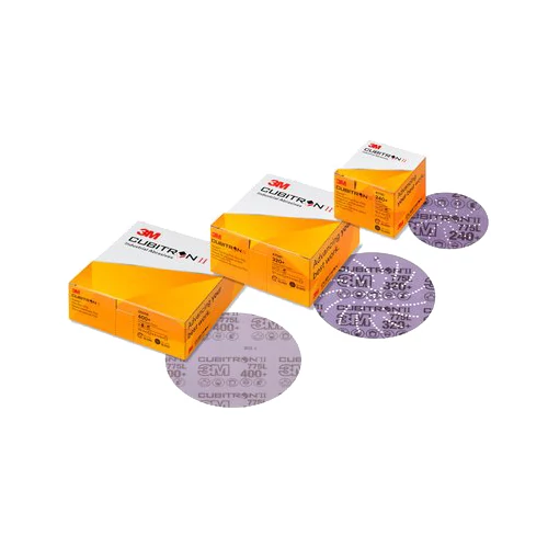 3M™ Cubitron™ II Hookit™ 775L tépőzáras filmhordozós csiszolótárcsa, teli,125 mm, 120+, 7100046326