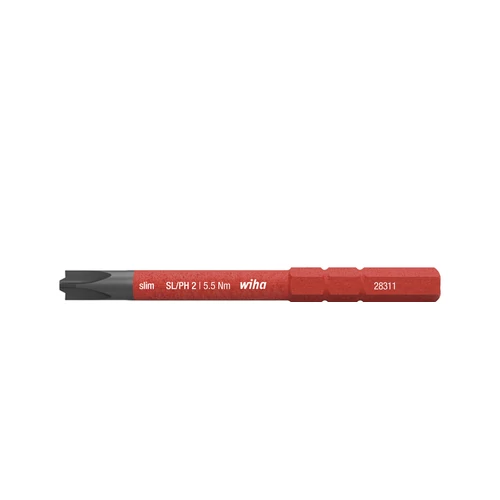 Wiha slimBit electric bit PlusMinus/Phillips SL/PH2 x 75 mm (34588)