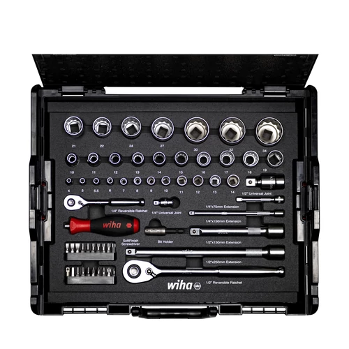 Wiha Dugókulcs- és bitkészlet 1/4