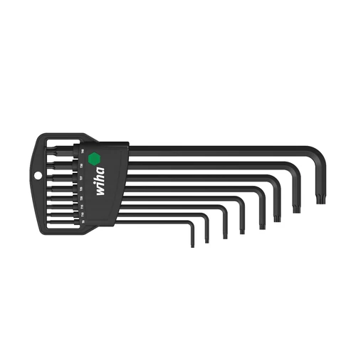 Wiha Imbuszkulcs készlet Classic tartóban TORX® 9 részes fekete oxidált (34736)