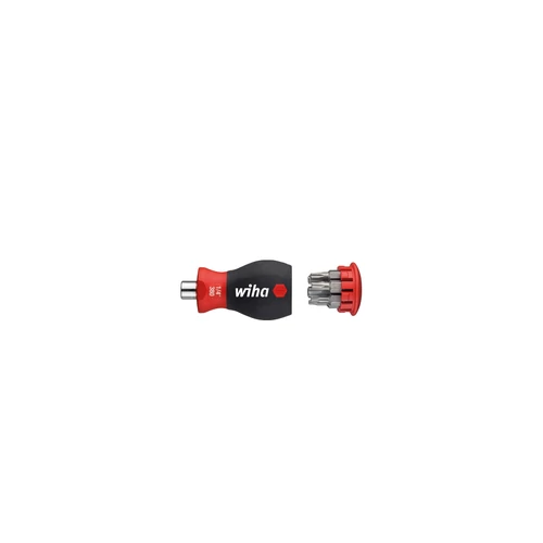 Wiha Csavarhúzó bittárral mágneses TORX® 6 bittel, Stubby, 1/4" (10383)