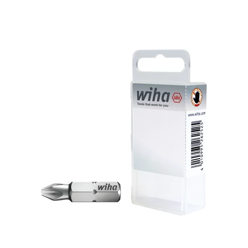 Wiha Standard 25 bitkészlet Phillips (PH1) 10 részes 1/4" C6,3 dobozban  (10151)