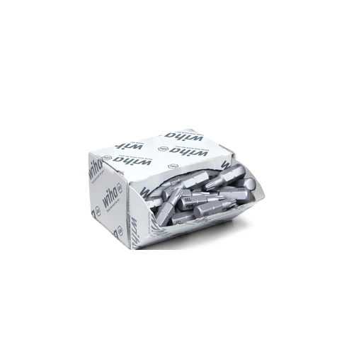 Wiha Standard 25 bitkészlet TORX® (T20) 1/4" C6,3 nagy kiszerelésű csomagban 50 részes (08067)