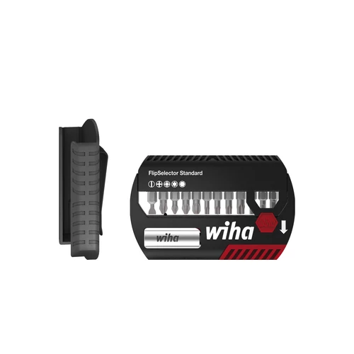 Wiha FlipSelector Standard 25 bitkészlet vegyes 15 részes, 1/4" C6,3 övcsipesszel (39083)