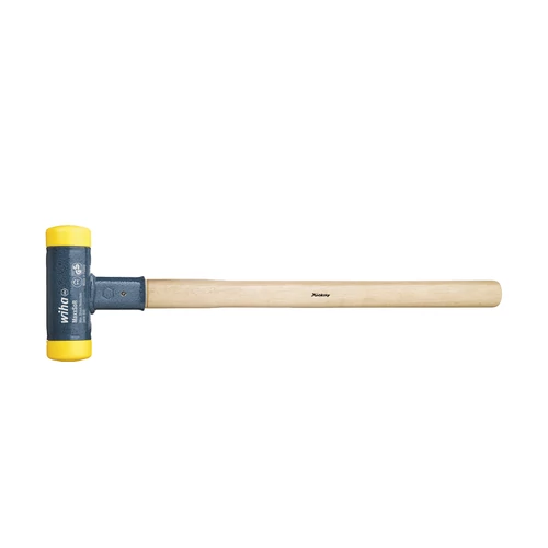 Wiha Cserélhető fejű kalapács, visszaütésmentes Hickory fanyéllel, kerek kalapácsfejjel 40, 375 mm (02095)
