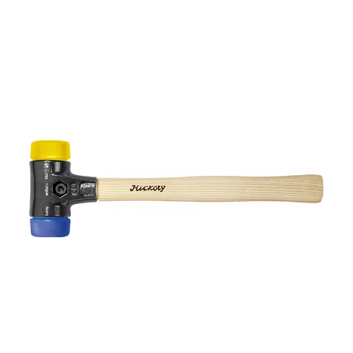 Wiha Cserélhető fejű kalapács közepesen puha/kemény Hickory fanyéllel, kerek kalapácsfejjel 50, 360 mm (26655)