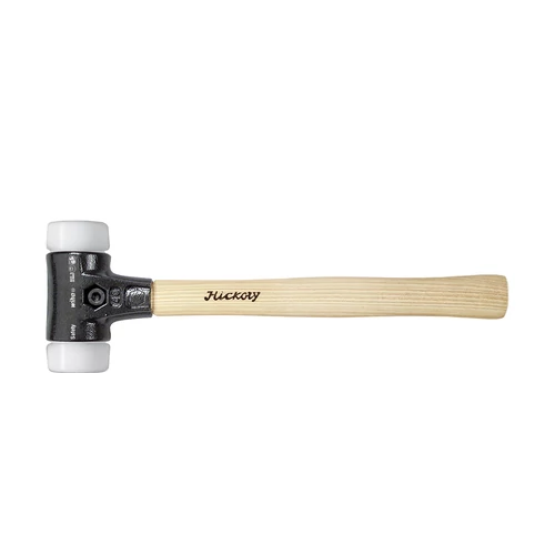 Wiha Cserélhető fejű kalapács közepesen puha/nagyon kemény Hickory fanyéllel, kerek kalapácsfejjel 40, 325 mm (26645)