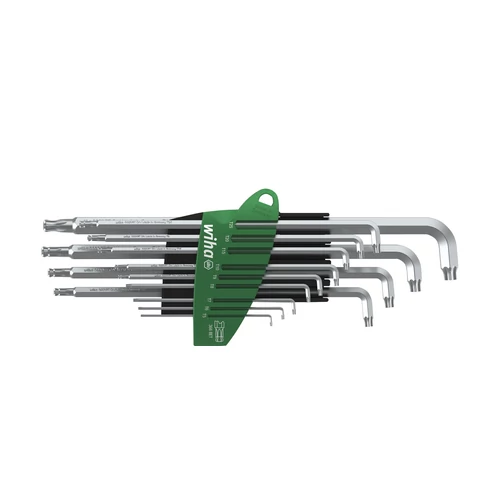 Wiha L-kulcs készlet ProStar tartóban Stubby TORX® gömbfejű titánezüst 14 részes (40979)