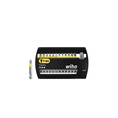 Wiha XLSelector Y-bit 50 mm bitkészlet Phillips, Pozidriv, TORX® 14 részes 1/4" E6,3 (41834)