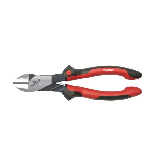Wiha Industrial erő-oldalcsípő fogó be- és kikapcsolható nyitórugóval 200 mm, 8" (41327)