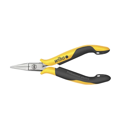 Wiha Professional ESD műszerész laposfogó Lapos, rövid pofák 120 mm, 4 3/4" (26806)