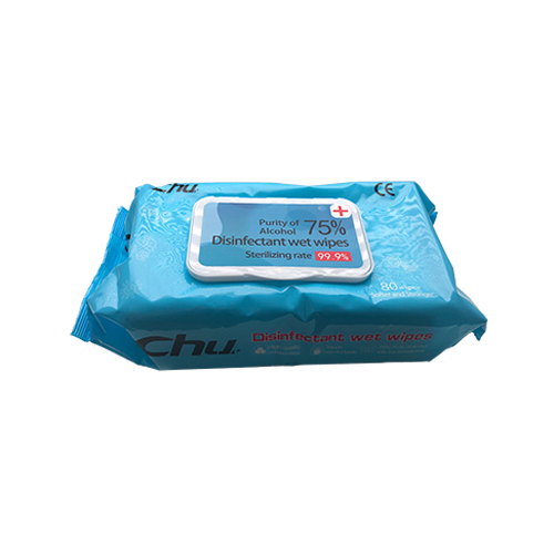 CHU alkoholos fertőtlenítő törlőkendő, 40 kendő/csomag