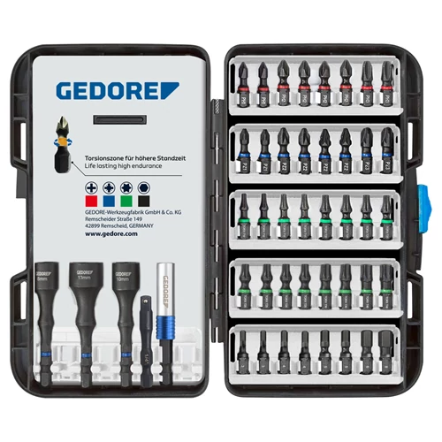 Gedore Torziós bit készlet, 45 darabos (3459519)