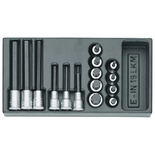 Gedore LKM csavarhúzó bit készlet 1/2" 15 részes 1/3 ES modulban