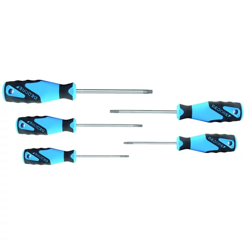 Gedore Torx csavarhúzó készlet, 5 db, T10-T30