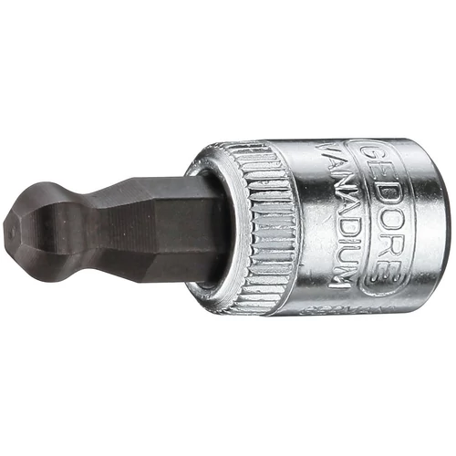 Gedore rátűzőkulcs 1/4" - 6 mm gömbfejű