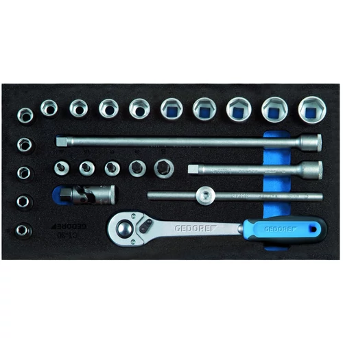 Gedore Dugókulcs készlet 3/8" CT modul