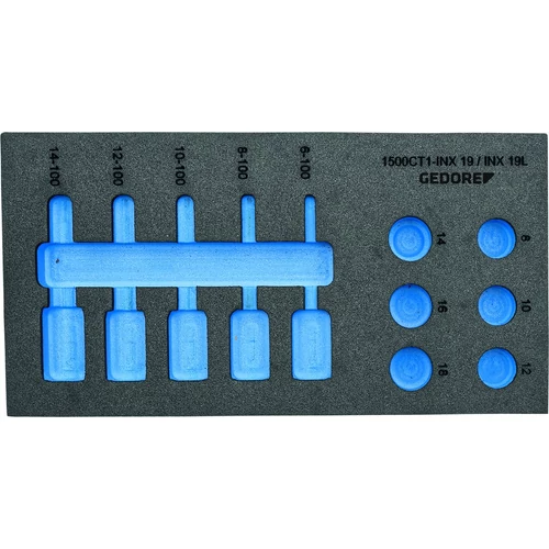 Gedore EI-1500 CT1-INX 19LK Szerszámtartó betét üres