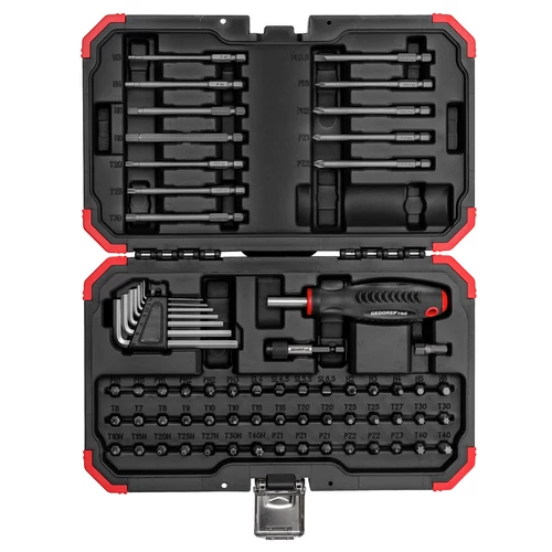 Gedore Bitkészlet, 1/4", 67 részes