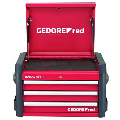 Gedore Szerszámosláda, 3 fiókos, 446x724x470 mm, WINGMAN
