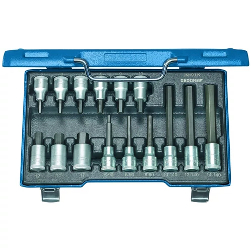 Gedore  rátűzőkulcs készlet 1/2" 5-17 mm 15 részes