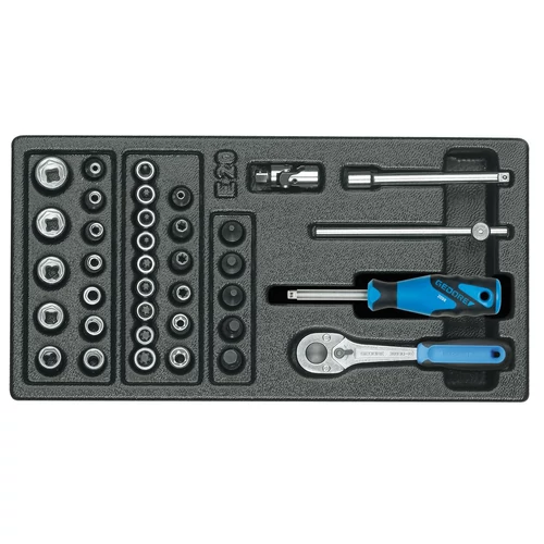 Gedore Dugókulcs és bit készlet 1/4" 41 részes 1/3 ES modulban